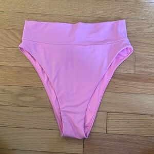 Aerie pink high waisted bikini bottoms